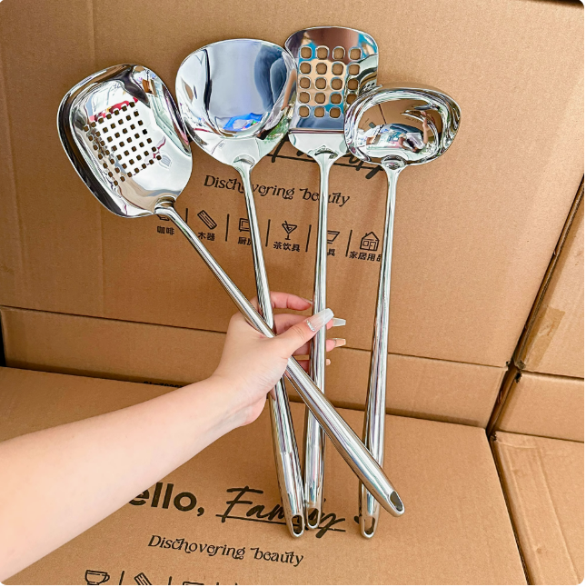 Stainless steel cooking utensils