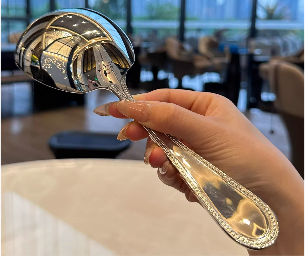 316 stainless steel large soup spoon porridge spoon meal sharing hot pot spoon