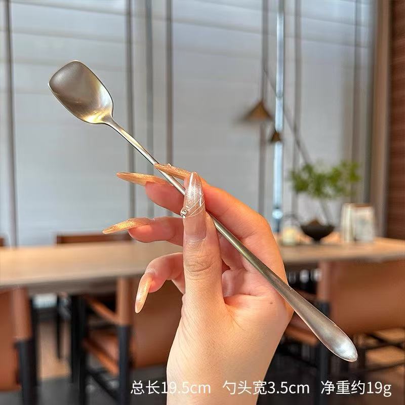 316 Stainless Steel Long-Handle Coffee Spoon