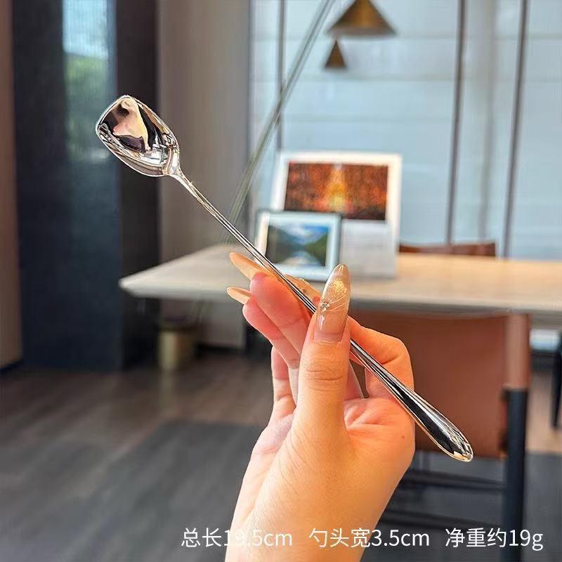 316 Stainless Steel Long-Handle Coffee Spoon