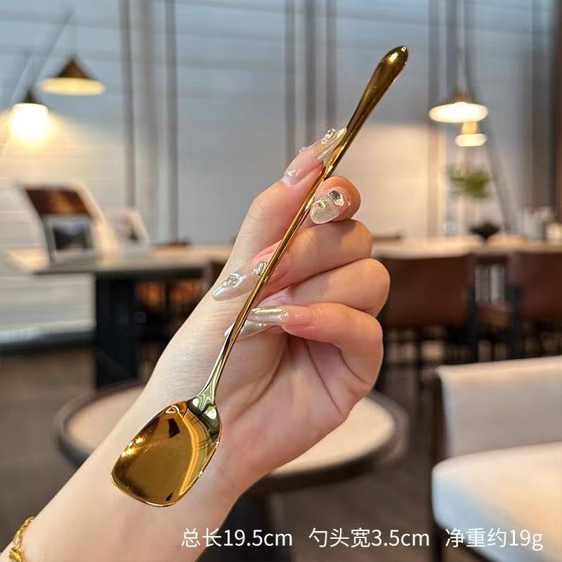 316 Stainless Steel Long-Handle Coffee Spoon