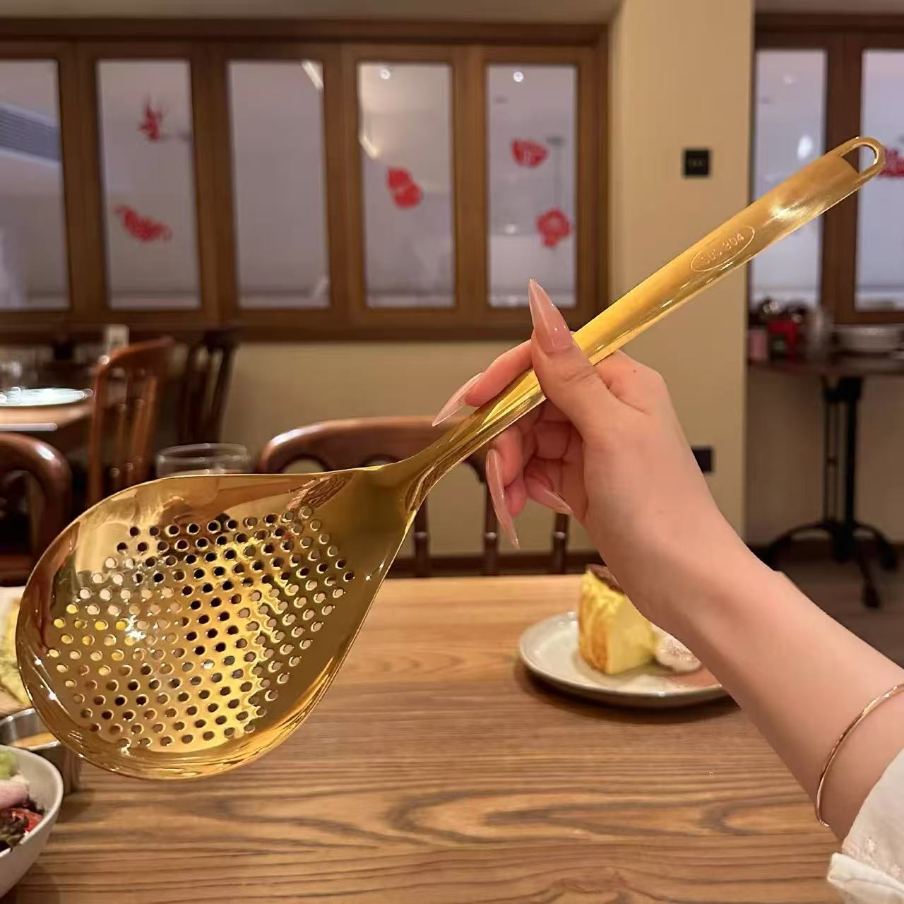 304 Stainless Steel Strainer Ladle