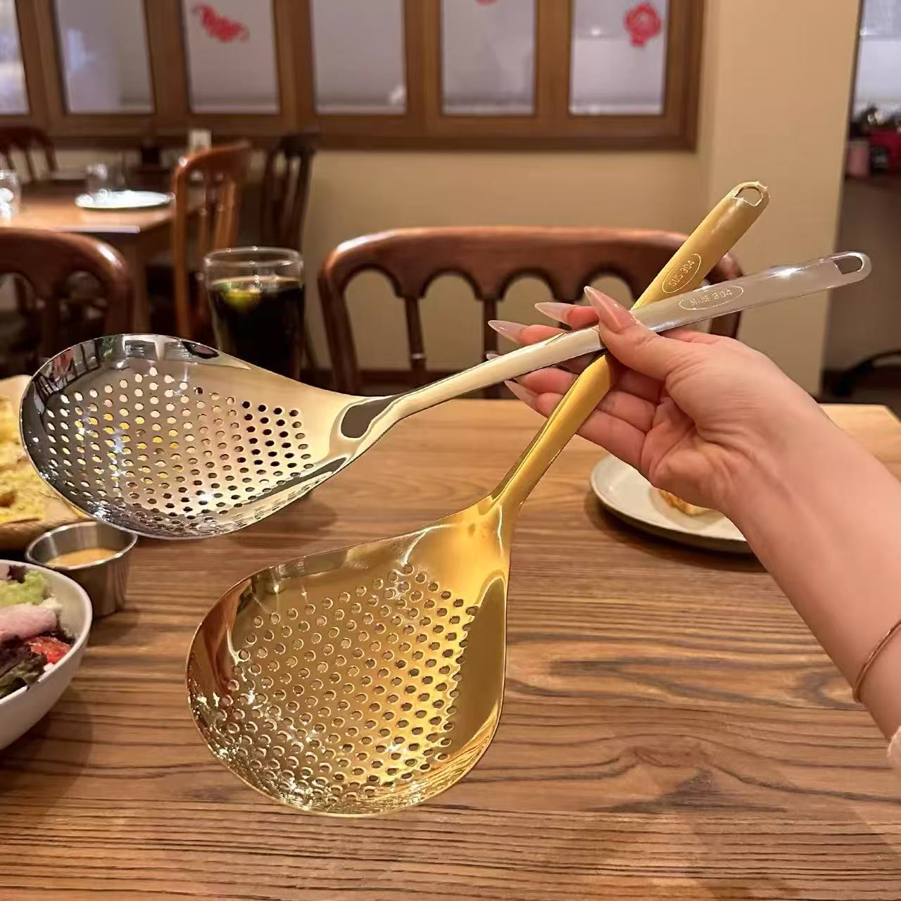 304 Stainless Steel Strainer Ladle