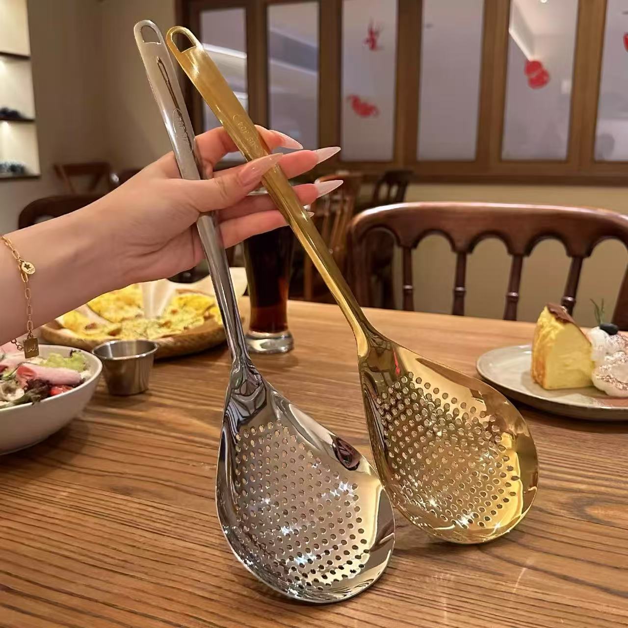 304 Stainless Steel Strainer Ladle