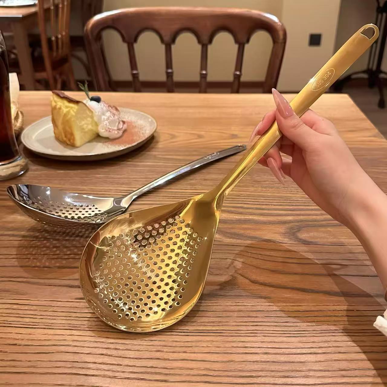 304 Stainless Steel Strainer Ladle