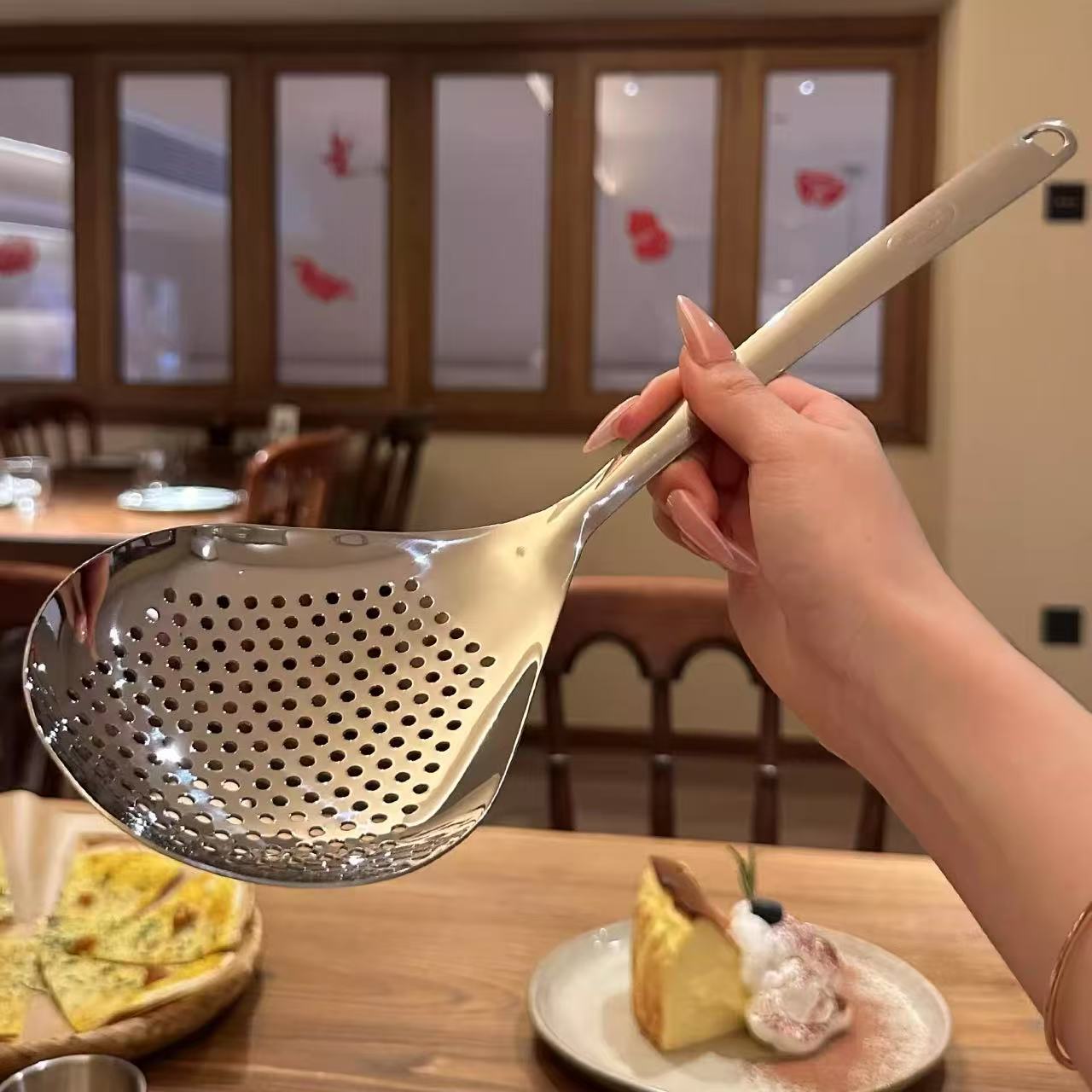 304 Stainless Steel Strainer Ladle