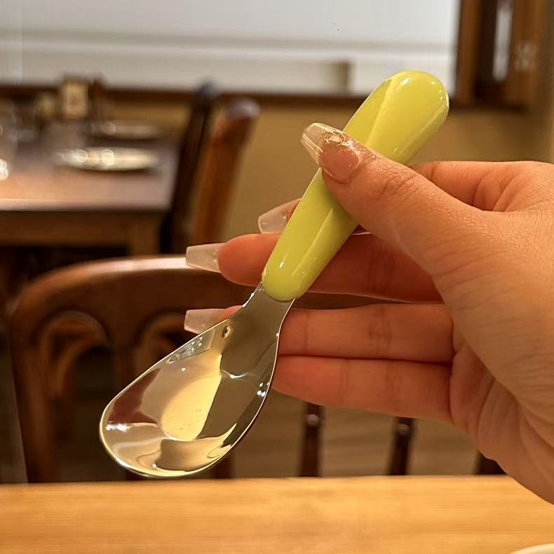 316L Stainless Steel Baby Feeding Spoon/Weaning Spoon with Storage Case