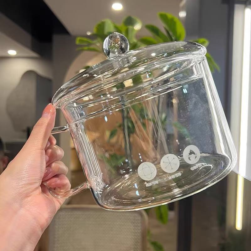High borosilicate glass pot electric ceramic stove open fire high temperature instant noodle white fungus soup pot