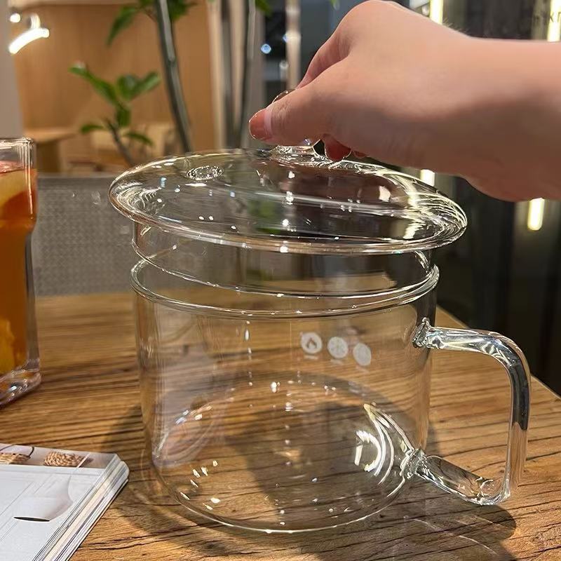High borosilicate glass pot electric ceramic stove open fire high temperature instant noodle white fungus soup pot