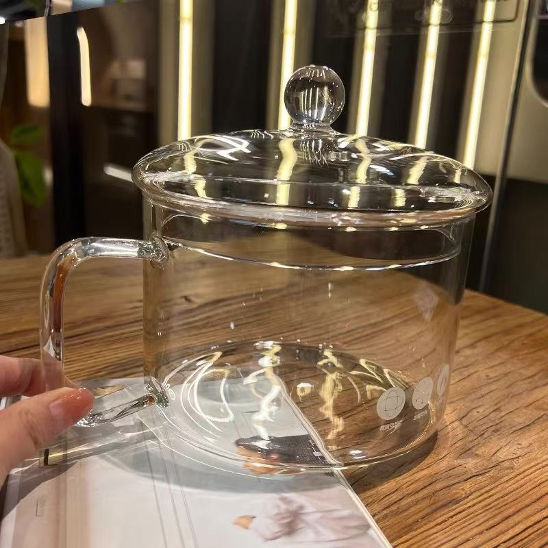 High borosilicate glass pot electric ceramic stove open fire high temperature instant noodle white fungus soup pot