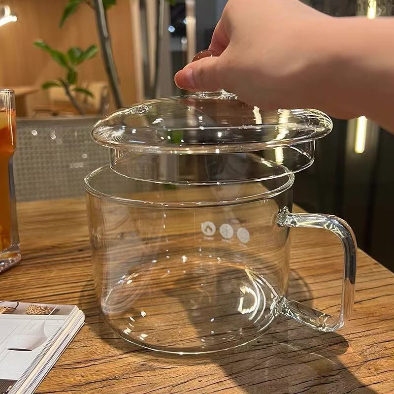 High borosilicate glass pot electric ceramic stove open fire high temperature instant noodle white fungus soup pot