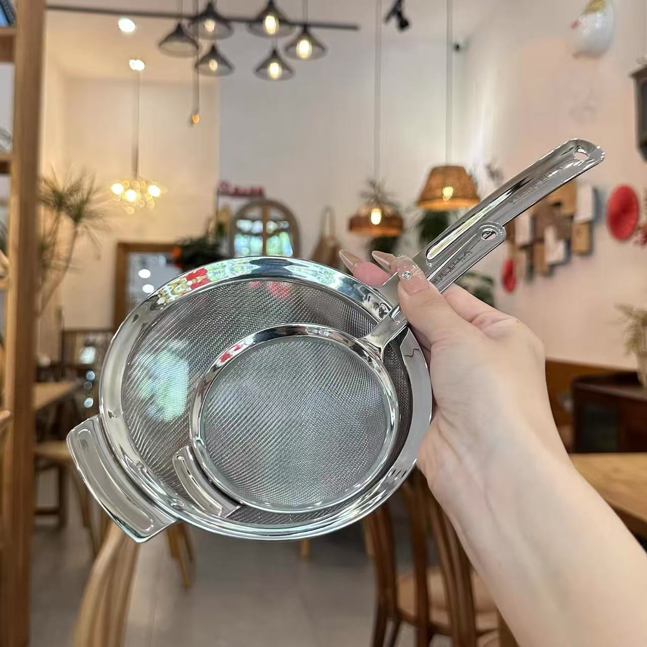 olander household kitchen soy milk filter screen 304 stainless steel filter screen ultra-dense fine mesh