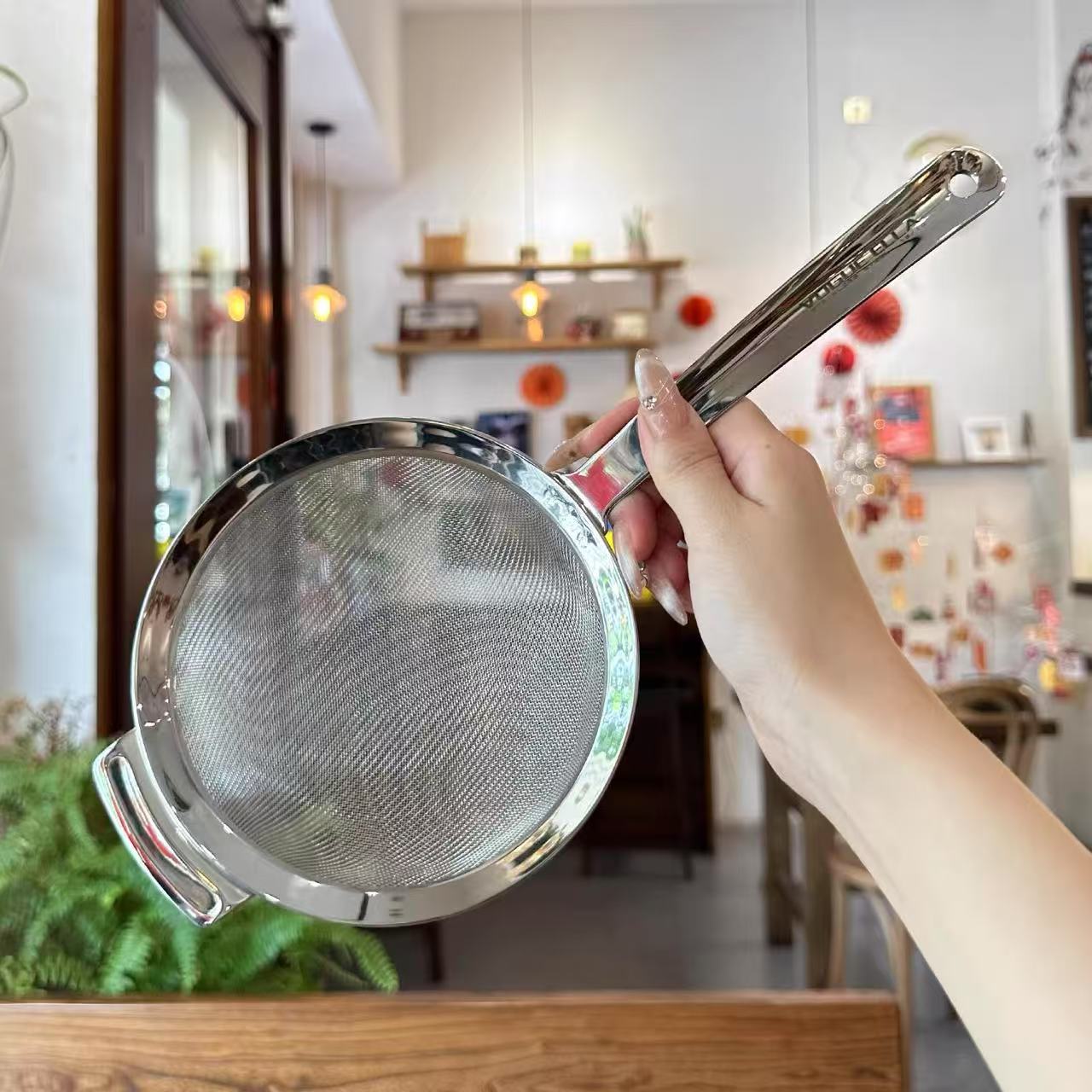 olander household kitchen soy milk filter screen 304 stainless steel filter screen ultra-dense fine mesh