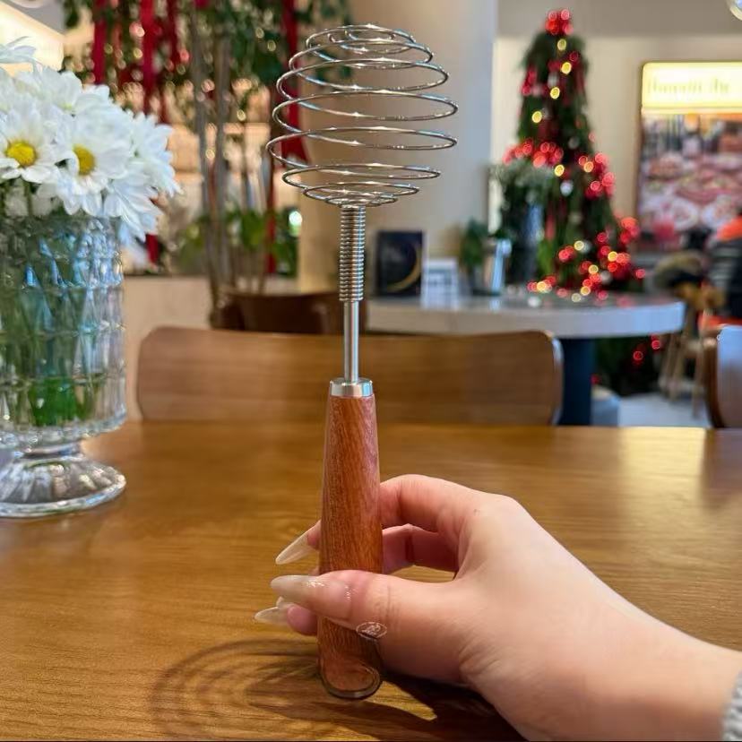 304 stainless steel thick and encrypted manual egg beater cream egg mixer