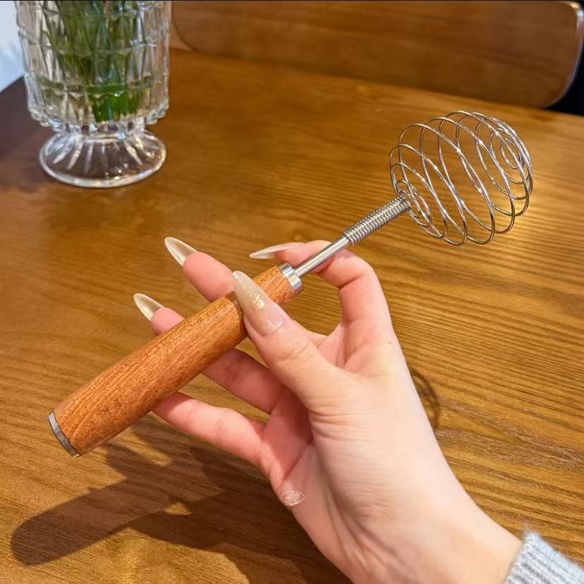 304 stainless steel thick and encrypted manual egg beater cream egg mixer