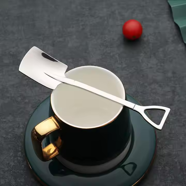 Flat Square Head Metal Spatula Spoon for Watermelon, Desserts and Ice Cream