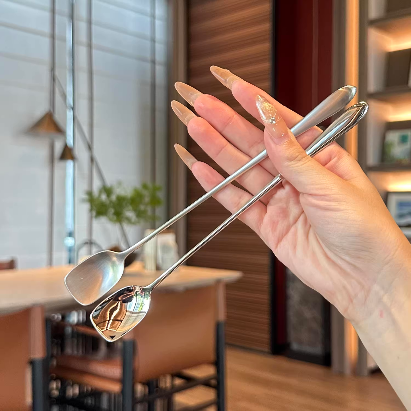 316 Stainless Steel Long-Handle Coffee Spoon
