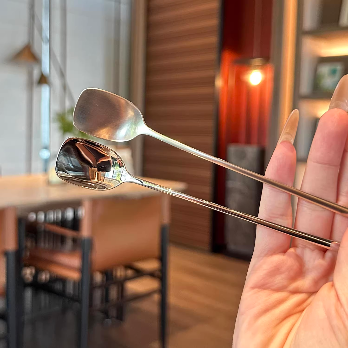 316 Stainless Steel Long-Handle Coffee Spoon