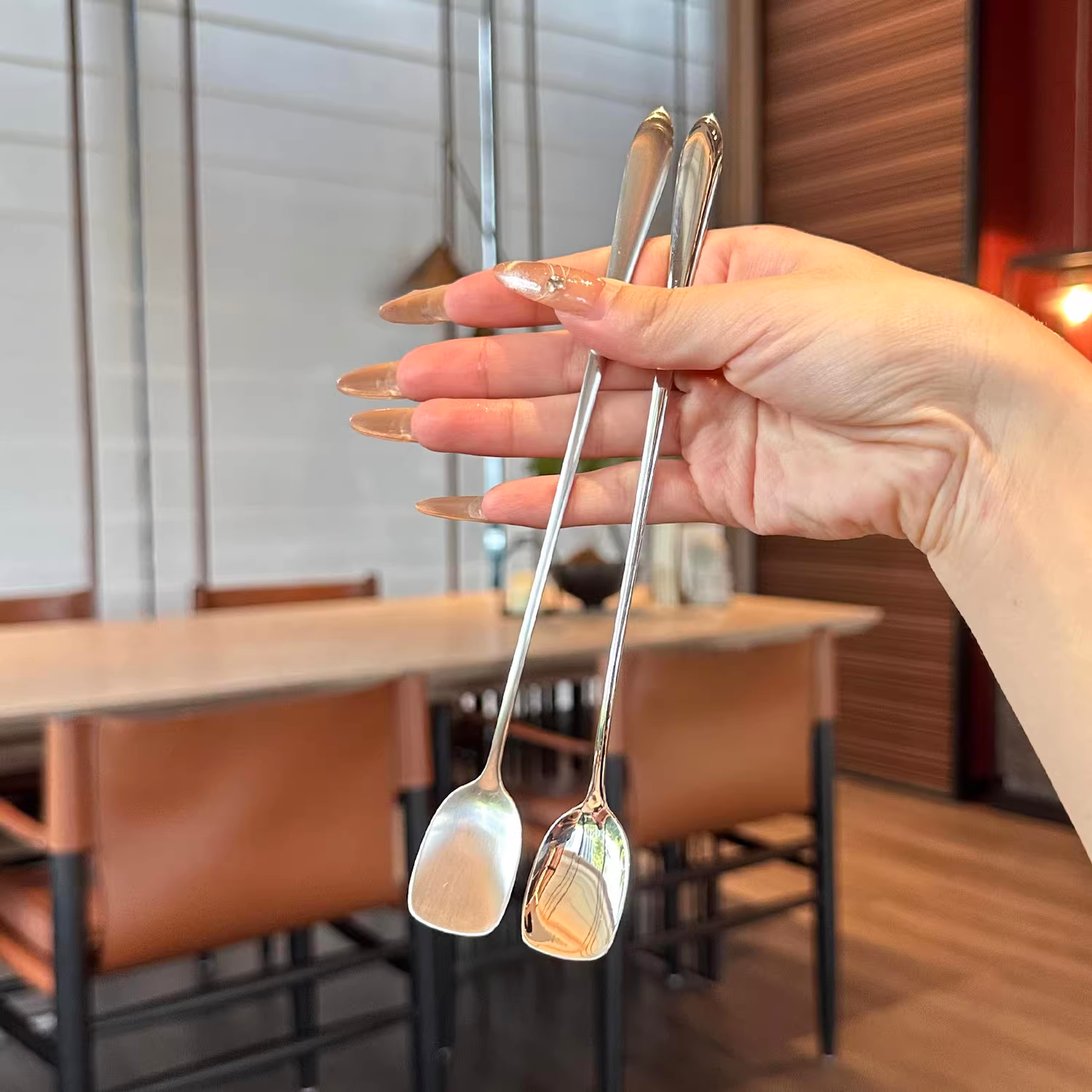 316 Stainless Steel Long-Handle Coffee Spoon