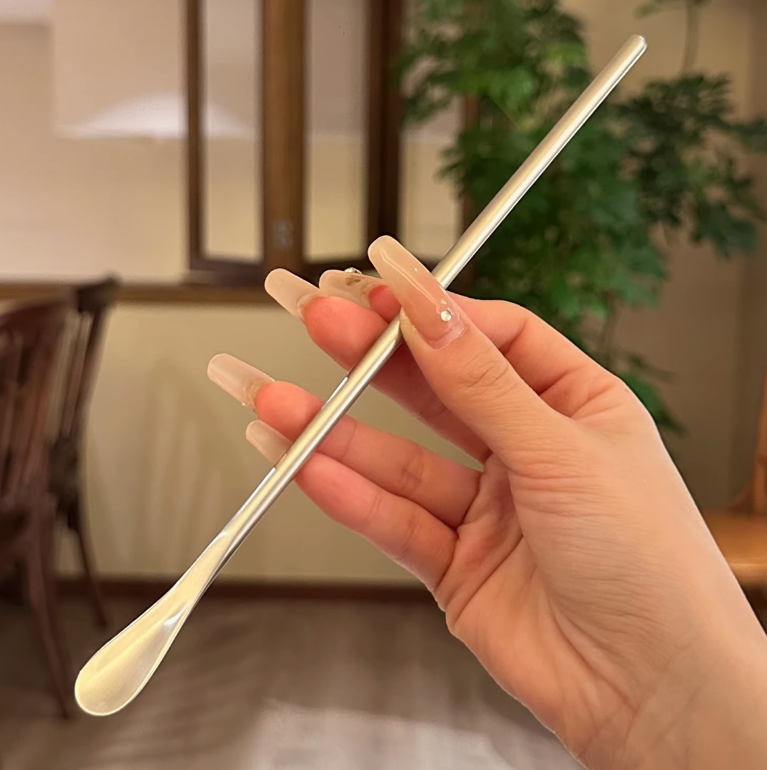 18/10 Stainless Steel Collection of Long-Handle Coffee Stirring Spoons