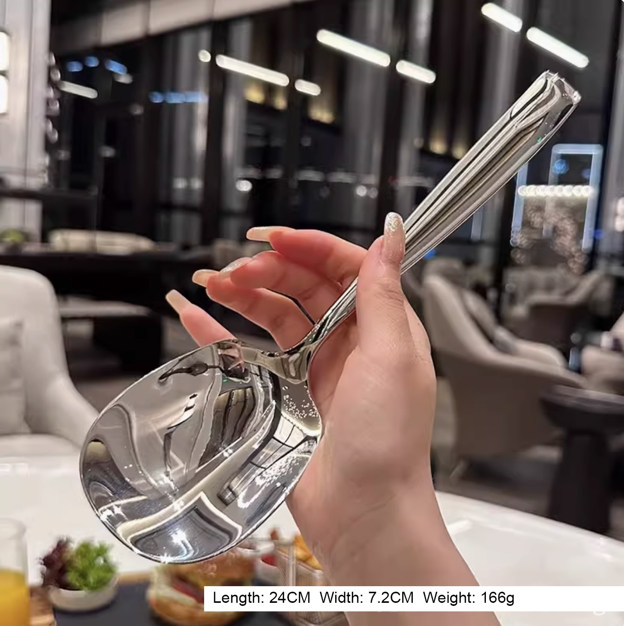 Stainless Steel Serving Spoon