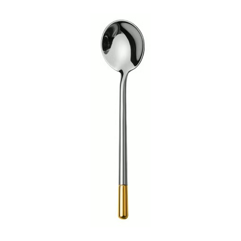 304 Stainless Steel Small Round Spoon Stirring Spoon Dessert Teaspoon