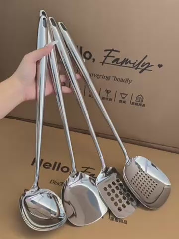 Stainless steel cooking utensils