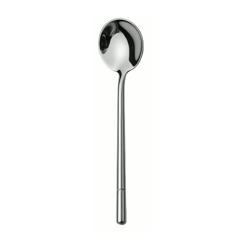 304 Stainless Steel Small Round Spoon Stirring Spoon Dessert Teaspoon